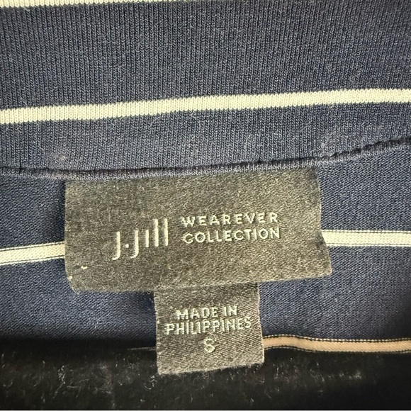 J.Jill Wearever Collection Strechy Rayon Elbow Sleeve Tunic Top Button Detail S - Picture 7 of 14